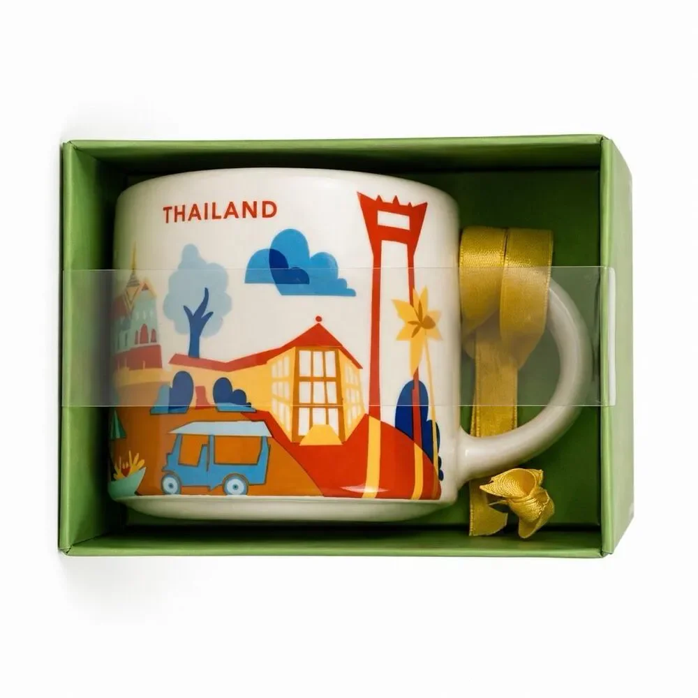 Starbucks Thailand You Are Here 2oz Ornament Mug NIB Discontinued YAH